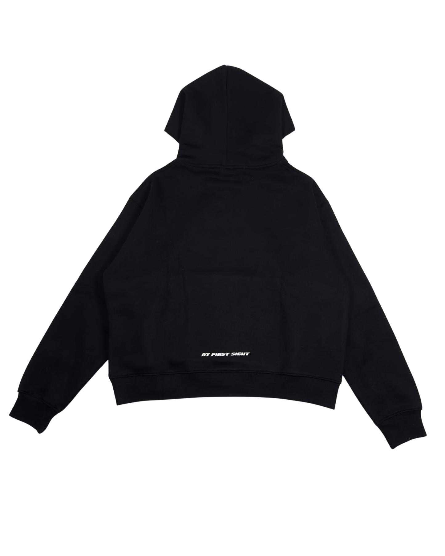At First Sight Black Heavyweight Hoodie
